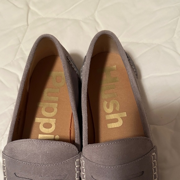 Hush Puppies Women’s Grey Suede Loafers - Picture 2 of 5